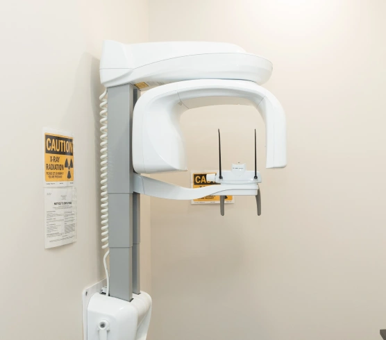 Cone beam computed tomography scanner for detailed dental imaging